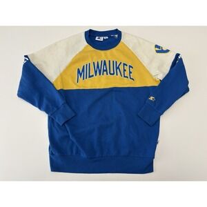 VTG Starter Milwaukee Brewers MLB Sweater Pullover Size Large